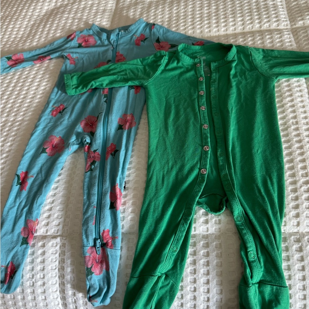 Kyte BABY Green and Blue Kids footie and footless